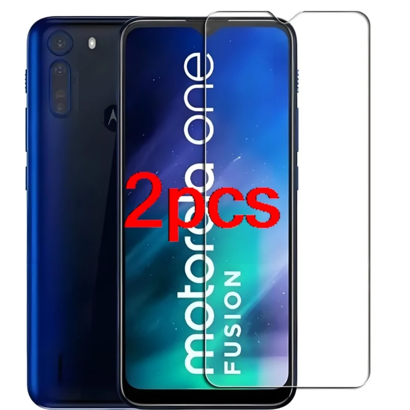 

2 шт. прозрачное закаленное стекло HD для Motorola One Fusion 6,5 "защитная пленка на MotorolaOneFusion OneFusion Защитная пленка для экрана