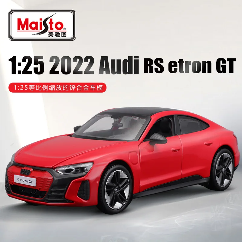 

Maisto 1:25 2022 Audi Rs E-Tron Gt Alloy Toy Sports Car Metal Car Model Collection Ornaments Kids Toys Christmas Gifts