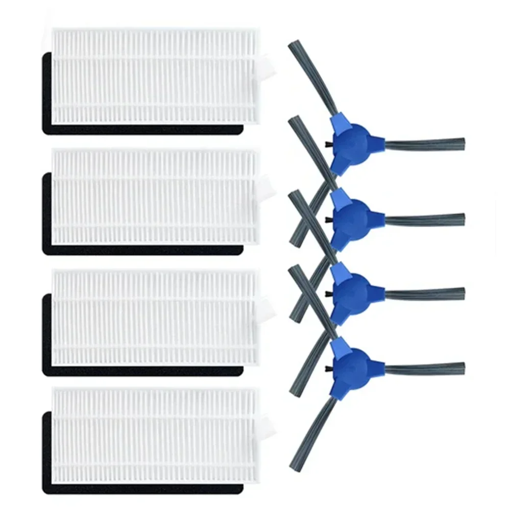 Side Brushes Filters For Venga VG Rvc 3000 3001 Robot Vacuum Cleaner Parts Side Brushes Filters Home Floor Cleaning Accessories