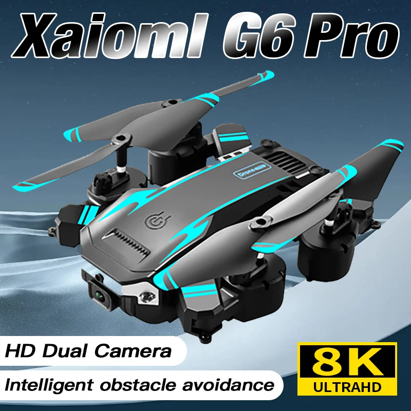 G6 Mini Drone Professional 4K HD Camera For XIAOMI Optical Flow Localization 3sided Obstacle Avoidance Quadcopter Toy Gift