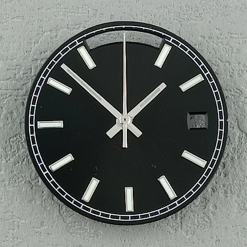 28.5mm Miyota 8285 Watch Dial Green Luminous Watch Faces Accessory Aseptic Dial Customized Dial Customization Dial DIY Logo