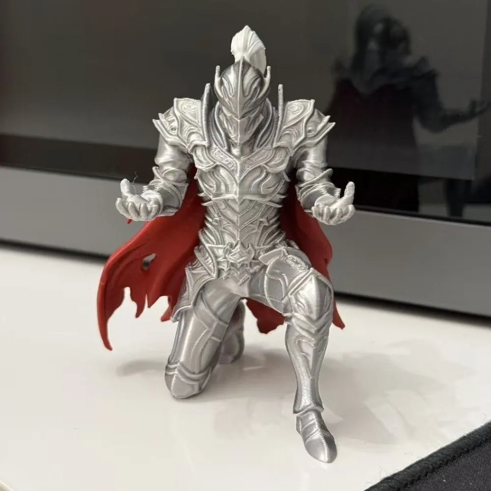 Funny 3D Printed Knight Pen Holder Plastic Multi-functional Creative Pen Stand Unique Desk Organizer Cool Gift