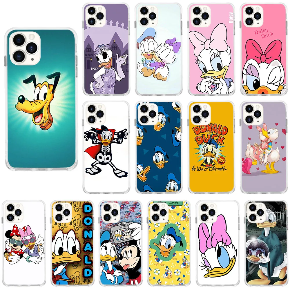 IT-26 Donald Duck Daisy Soft Case for LG G8 G8x V60 THINQ 5 K118 K11 Plus K10 K22 K40 K12 X4 K40S K41S K50S K51S K61 K92