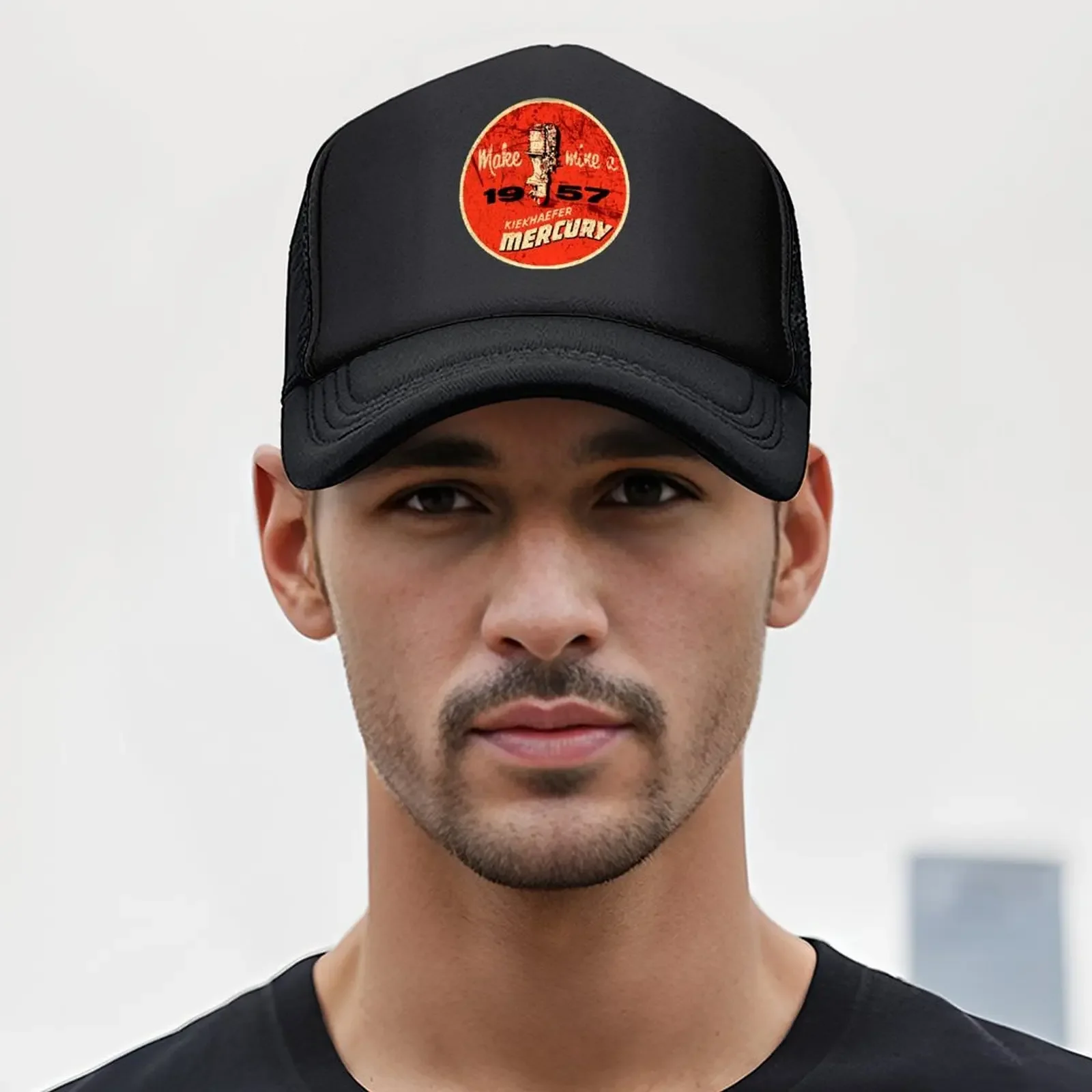 Vintage Kiekhaefer Mercury Baseball Cap Gentleman Hat Hood Kerstmuts Luxe Merk Luxe Vrouw Heren