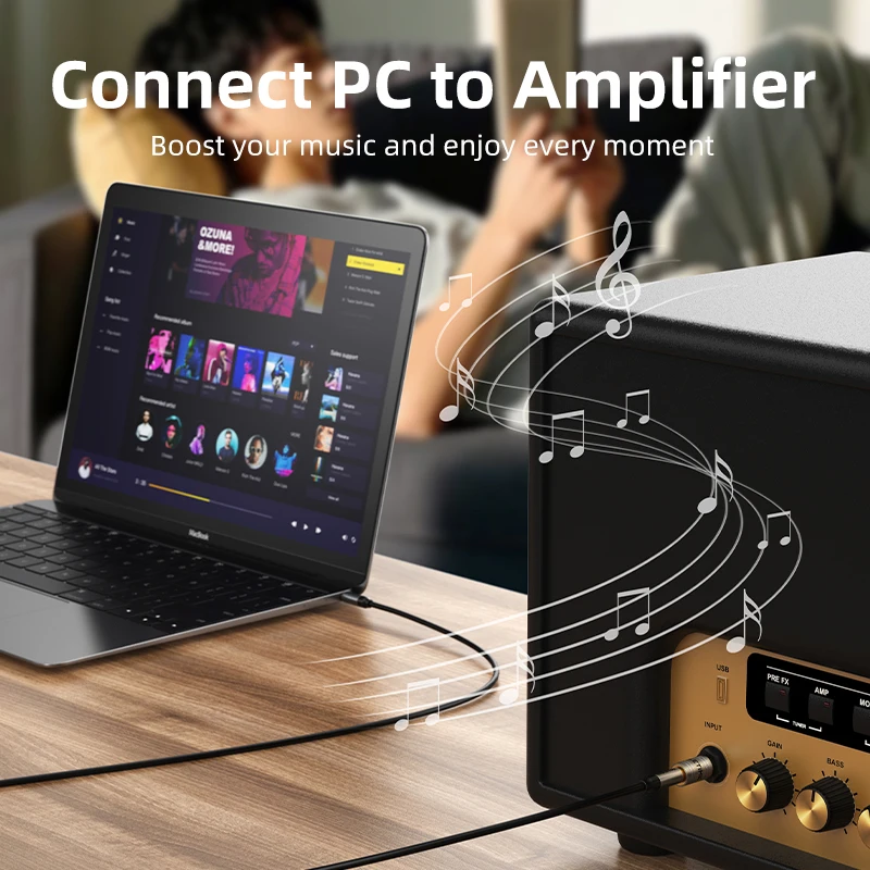 CABLETIME 6.5 مللي متر إلى جاك 3.5 مللي متر ميكروفون وصلات صوت موصل سالب مضخم ضوت سماعات الأذن الصوت 6.35 مللي متر Aux إلى 3.5 مللي متر محول #5