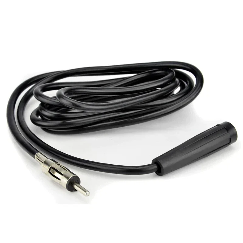 24 inches Long Auto Antenna Extension Cable Male Female Car Adapter AM FM