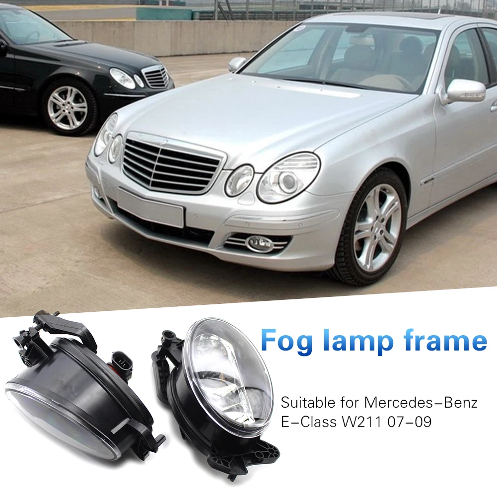 

Car Front Bumper Fog Light MB2592117 MB2593117 Front Fog Lamps Fog Lights Halogen Bulbs for Mercedes Benz E Class W211 2007-2009