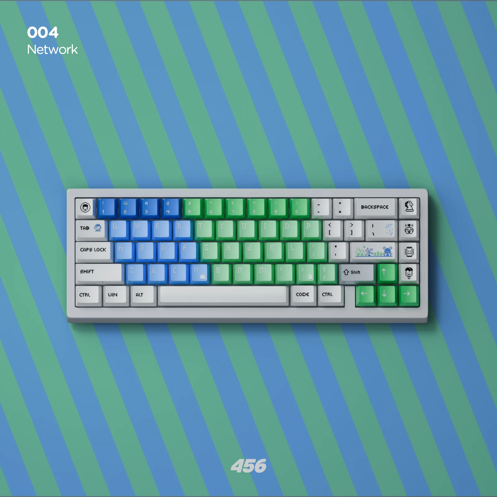 Original theme keycaps Original 140 + keys PBT five-sided sublimation mechanical keyboard keycaps Cute