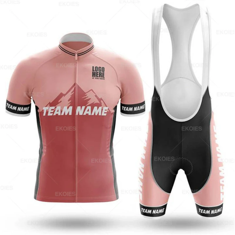 Personalise Customize MTB Bike Clothing Summer Unisex Bicycle Breathable Clothes Professional Customize Team Cycling Jersey Set