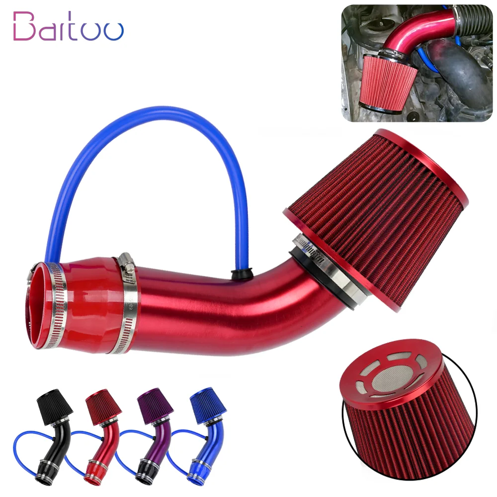 

Universal 76mm 3inch Air Filter & Cold Air Intake System Turbo Induction Pipe Tube Kit With High Flow Cone Air Filter OFI095