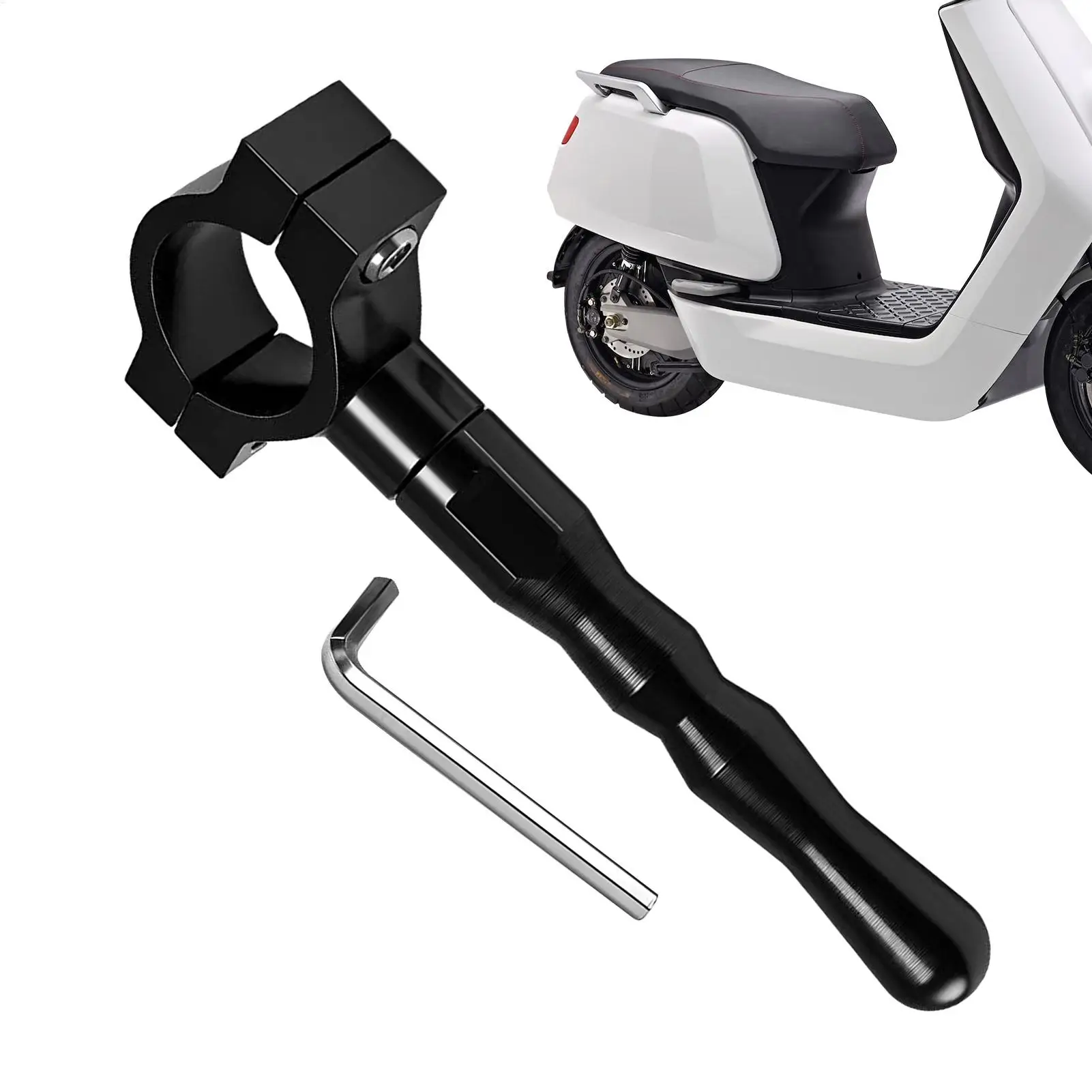 Motorcycle Side Stand Extension Pad Motorcycle Stand Pad Aluminum Alloy Non-Slip Extender for Men Women Riders  Garage Riding