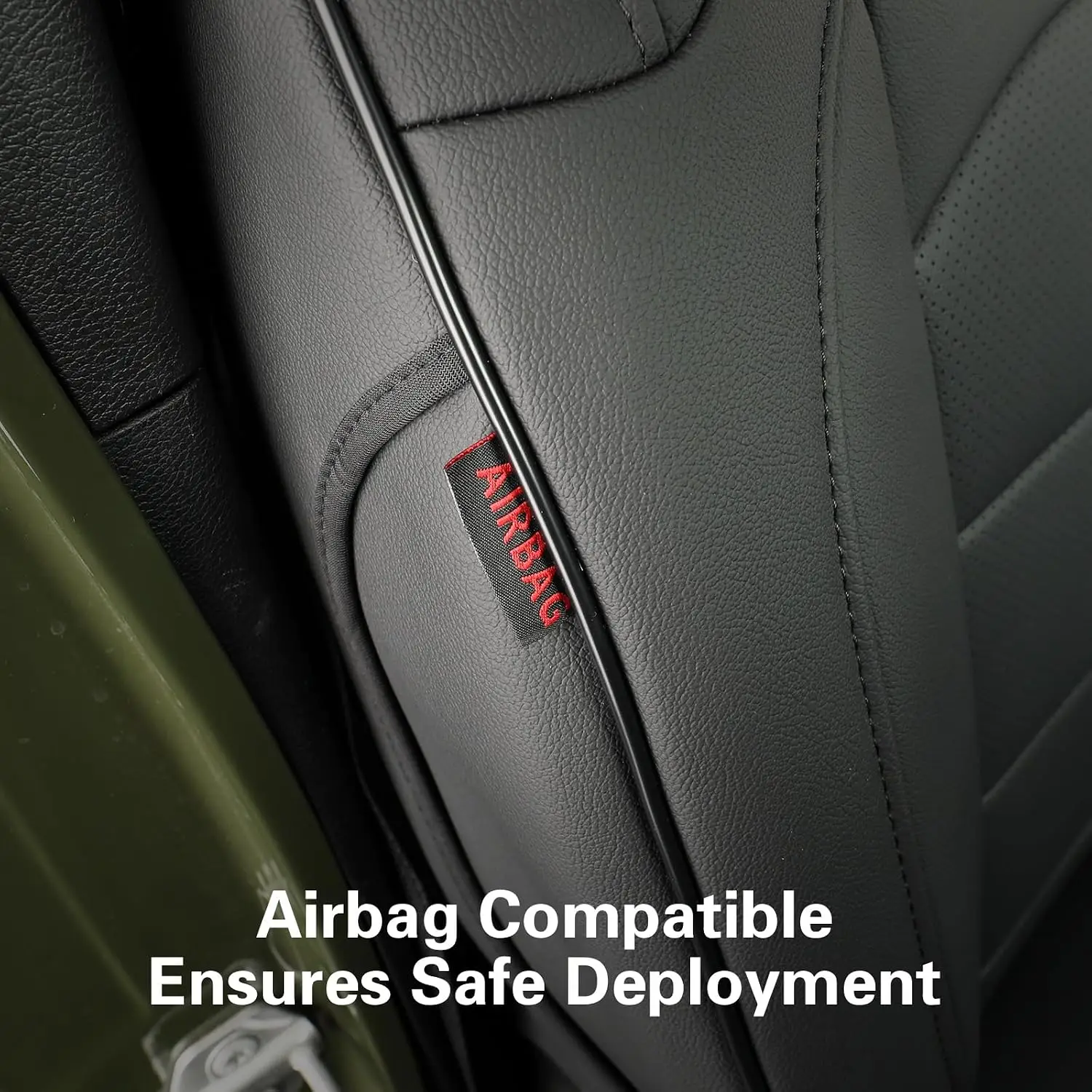EKR Wrangler Seat Covers Custom Fit for Jeep Wrangler 2018-2026 Waterproof Full Set Seat Protector Seat Covers