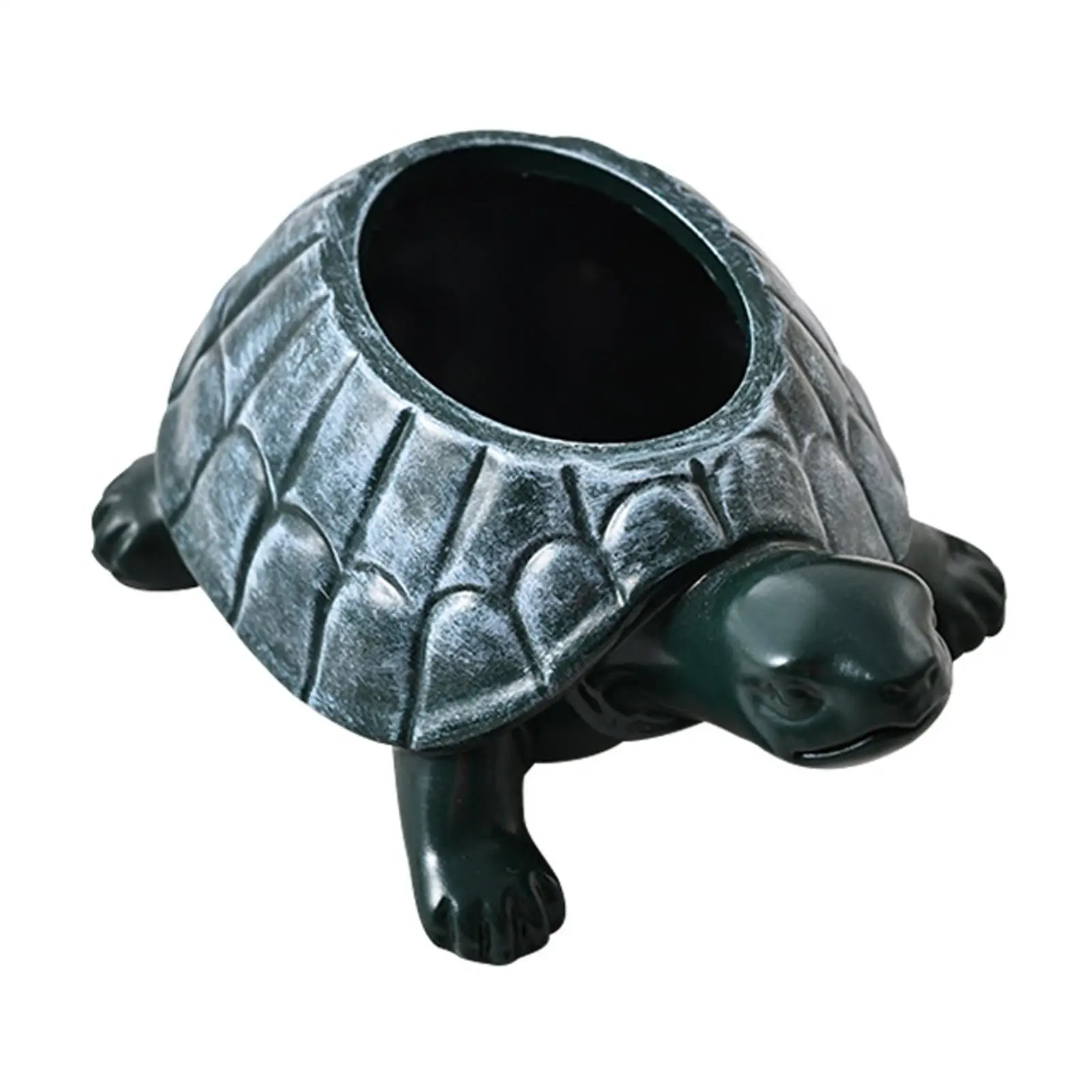 

Turtle Planter Pot Craft Collectible Art Flower Pot for Yard Gift Restaurant