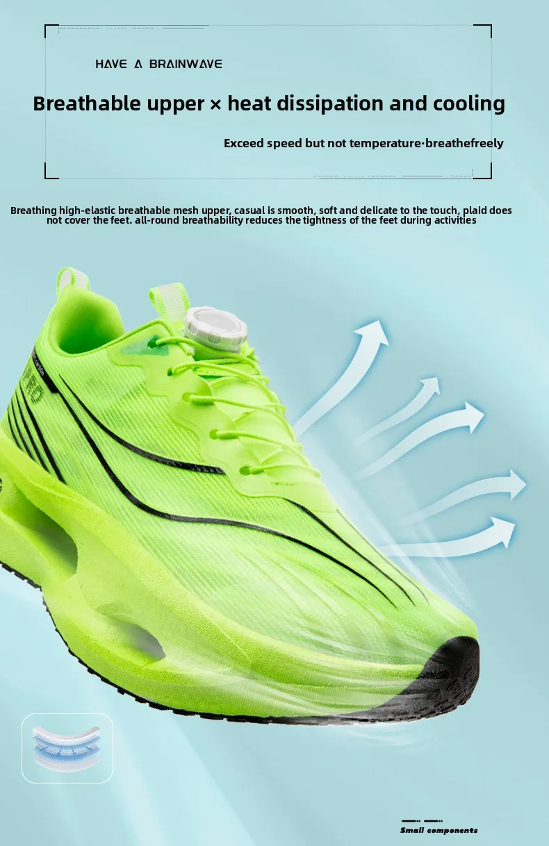 Herren-Sportschuhe, Laufschuhe mit Carbonplatte, Marathon-Sneaker für Herren, Rennschuhe, stoßdämpfende Sportschuhe für Damen. – Detail 11