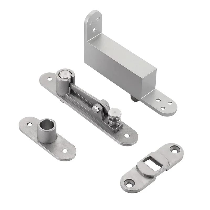 

Stainless steel door shaft,Invisible hinges, auto closed, with buffer function,strong and sturdy,self close pivot adjustable