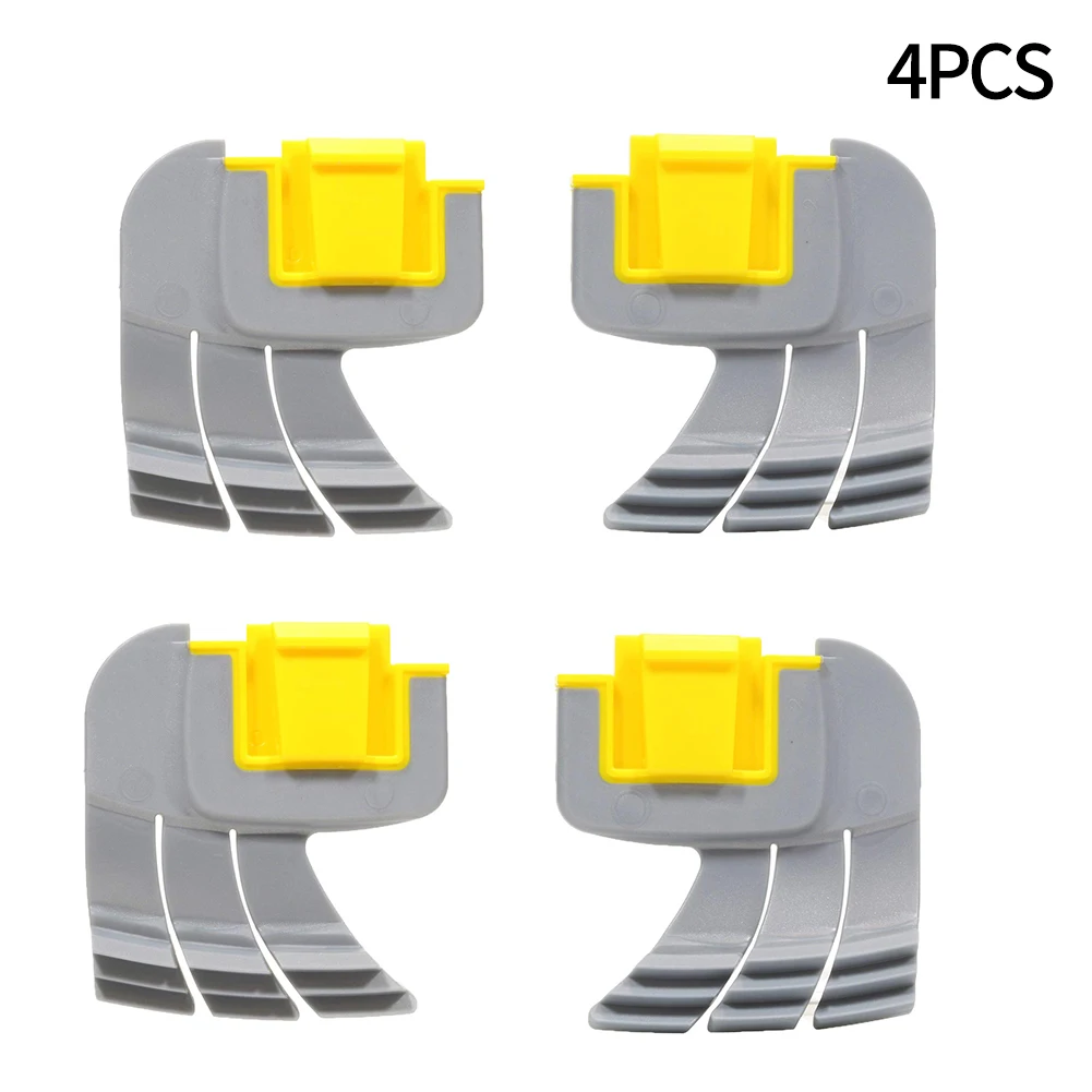 4 Pcs Brush Pool Cleaners Cyclonic Scrubbing Brush Energy-Efficient Gray In-Ground Pools For Zodiac MX8 MX6 Elite Pool Cleaners