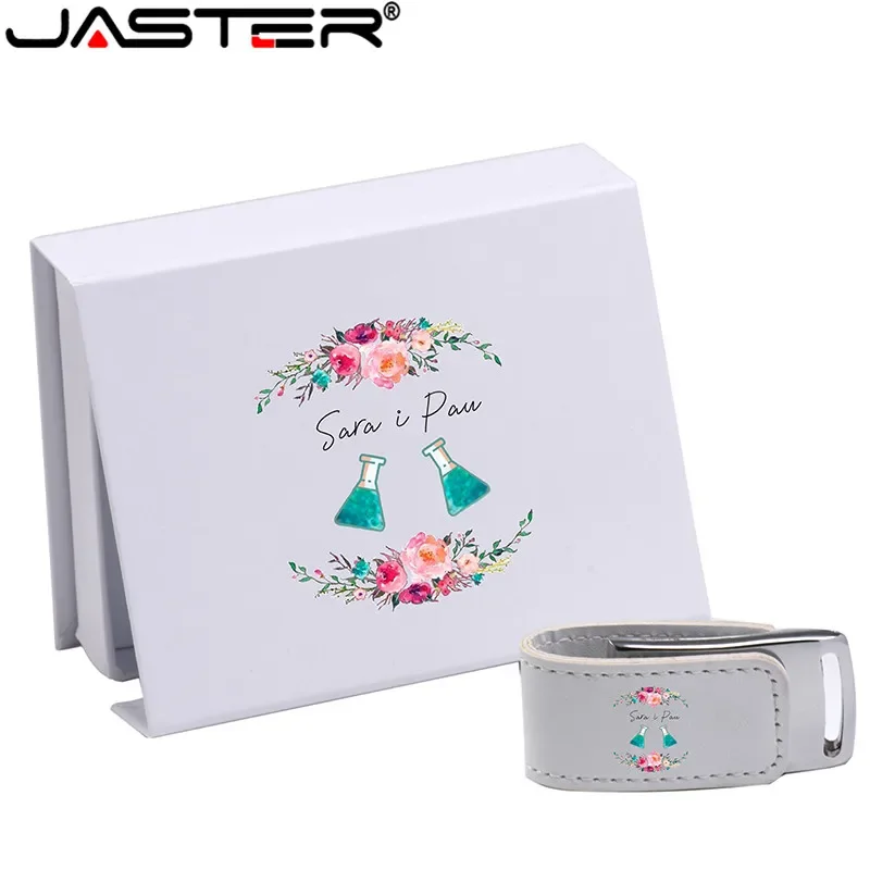 JASTER Farbe Druck USB-Sticks 64GB Hochzeit Geschenk Pen Drive 32GB 16GB 8GB Fotografie Studio USB Stick Kostenloser Individuelles Logo