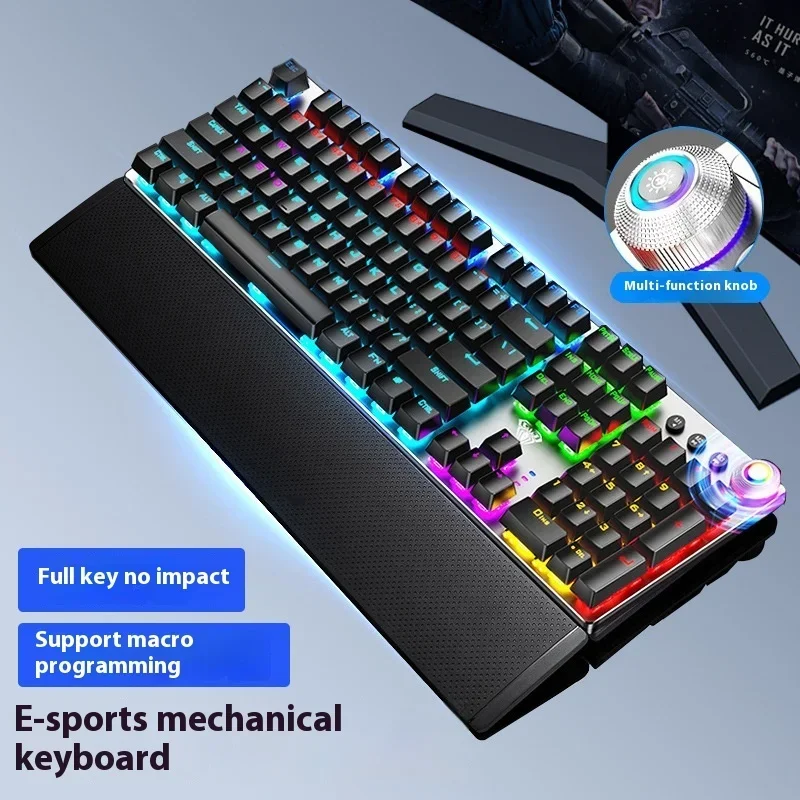 Imagem -02 - Teclado Mecânico Estilo Punk Aula Poison Spider Cabo do Portátil Esports Gaming F2088