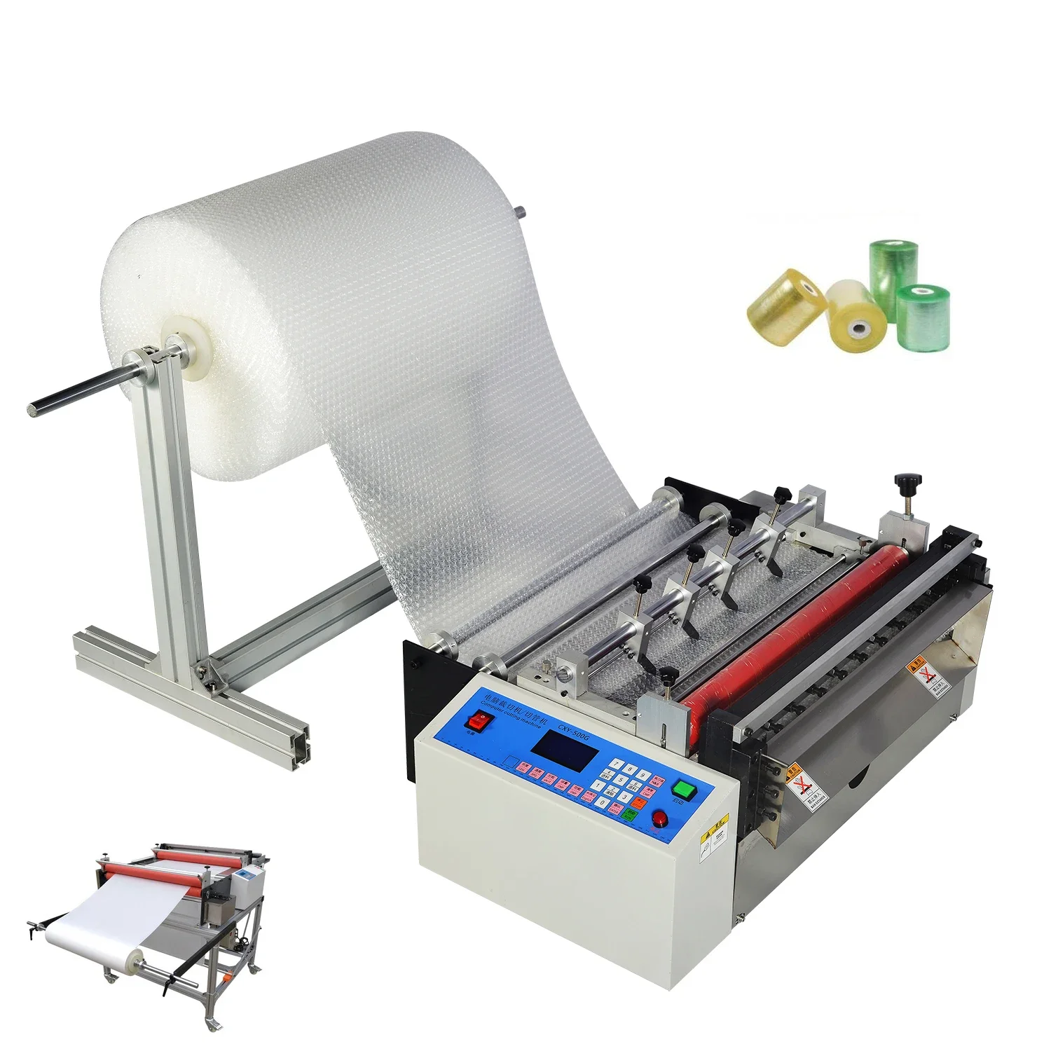 New Design Best Price Foam Cutting Machine Silicone Oil Paper Plastic Piece Computer Roll To Sheet Cutting Machine