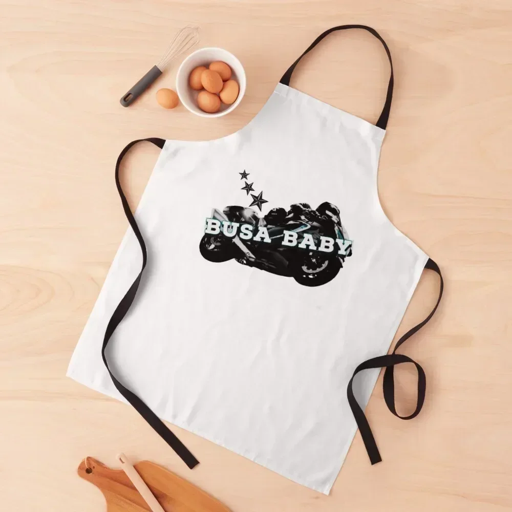 

Busa Baby (Large Print) Apron restaurant accessories For Women household woman Novelties Kitchen And Home Apron