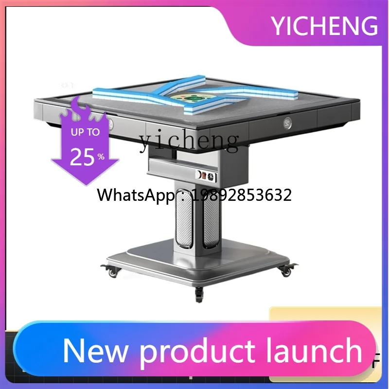A2-7 large roller coaster mahjong machine household automatic folding mahjong table dining table