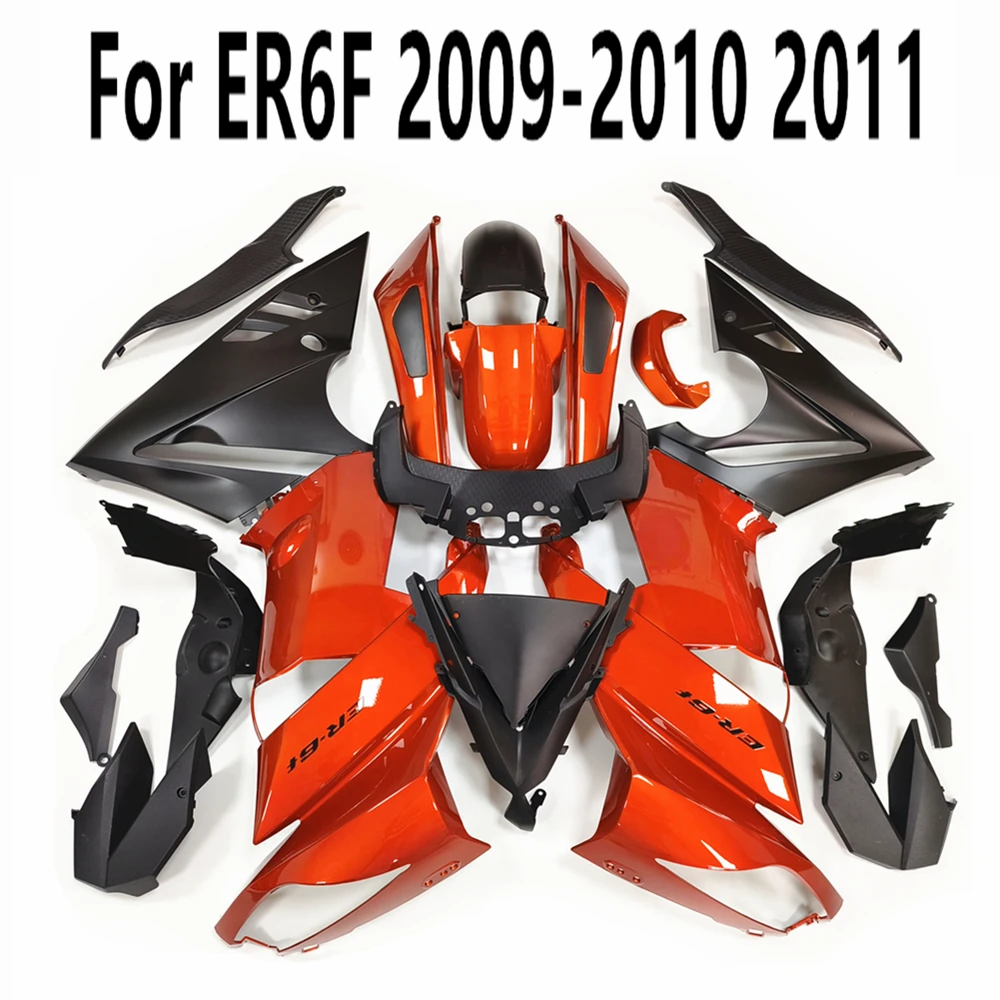 Full Fairing Kit Bodywork red bright light Cowling Motorcycle For Ninja 650 Ninja650 ZX650 ER-6F ER6F 2009-2010-2011