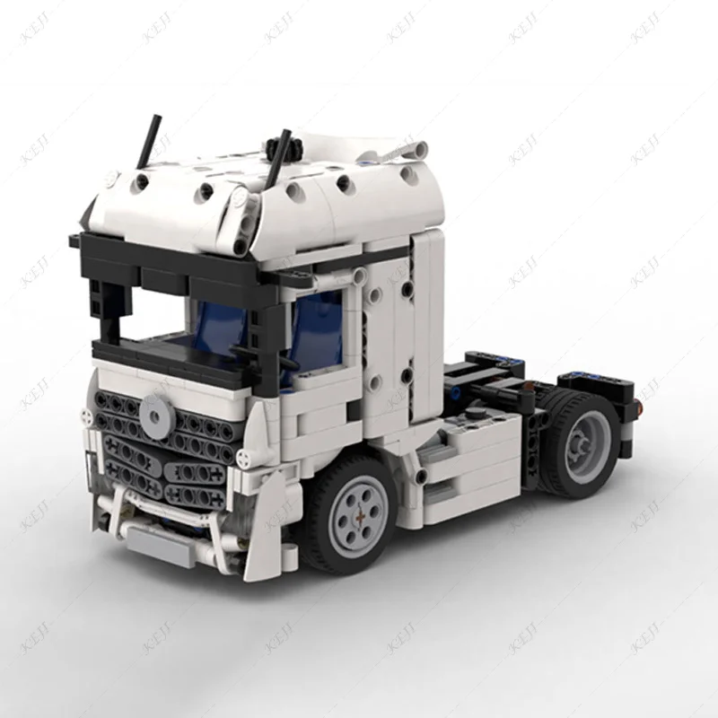 KEJI MOC 4x2 Truck 6x2 Tractor Unit Engineering Vehicle Model Building Blocks Bricks Kits Kids Toys for Children Boys Gifts