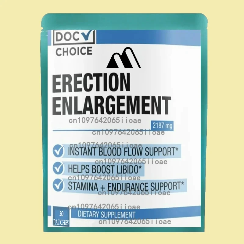 Performance Enlargement for Men Transdermal Patches,enlarger, Bigger,longer,growth,thicker 30 Patches