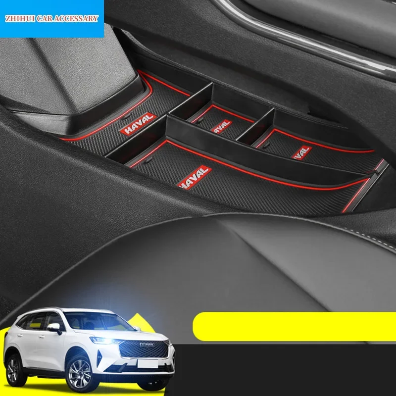 For GWM Haval H6 3th 2021 2022 Car Interior Armrest Box Storage Box Under Center Console Organizer Box Modified Accessories