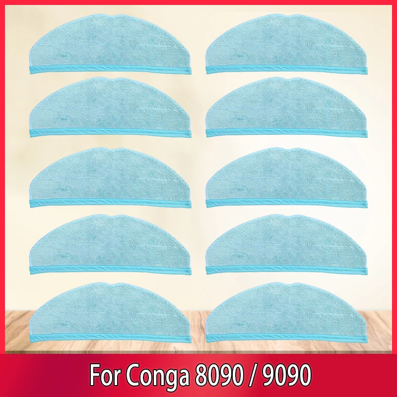 Mop Cloth Wipe Rag For Cecotec Conga  8090 Ultra 9090 series Robot Vacuum Cleaner Accessories Replacement Parts