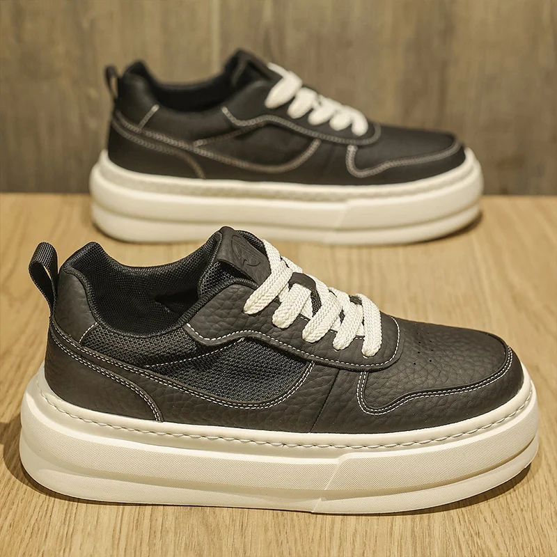 

Men Urban Trend Sports Casual Shoes Breathable Knit Upper Non Slip Wearproof Comfortable Outdoor Street Walking Shoes