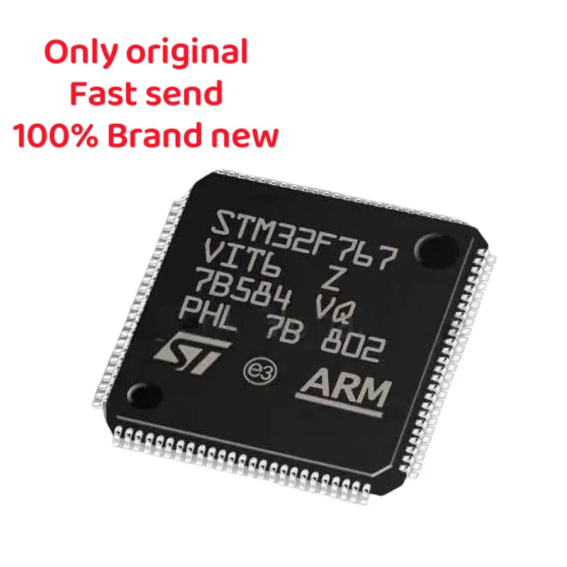 1pcs 100% New STM32F767IGT6 STM32F767ZGT6 STM32F767BIT6 STM32F767ZIT6 STM32F767VIT6 STM32F767VGT6 STM32F767IIT6 STM32F767NIH6