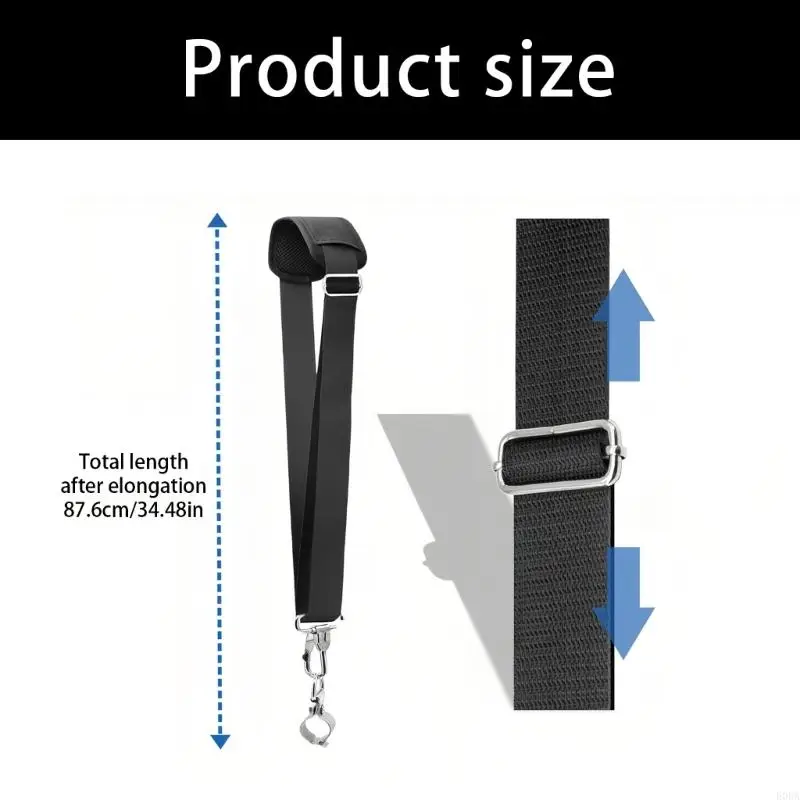 Trimmer Shoulder Harnes With Mesh Padding And Adjustable Length For Easy Use 