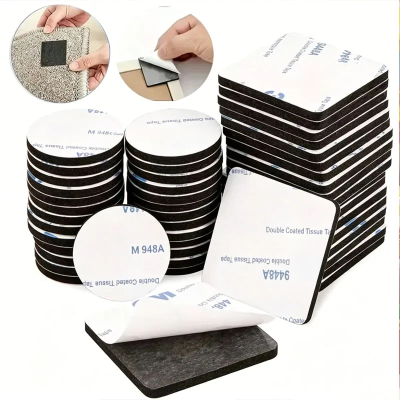 10-200PCS Heavy Duty Double-Sided Adhesive Tape Super Strong for Walls Floors Doors Perfect for Christmas Decorations
