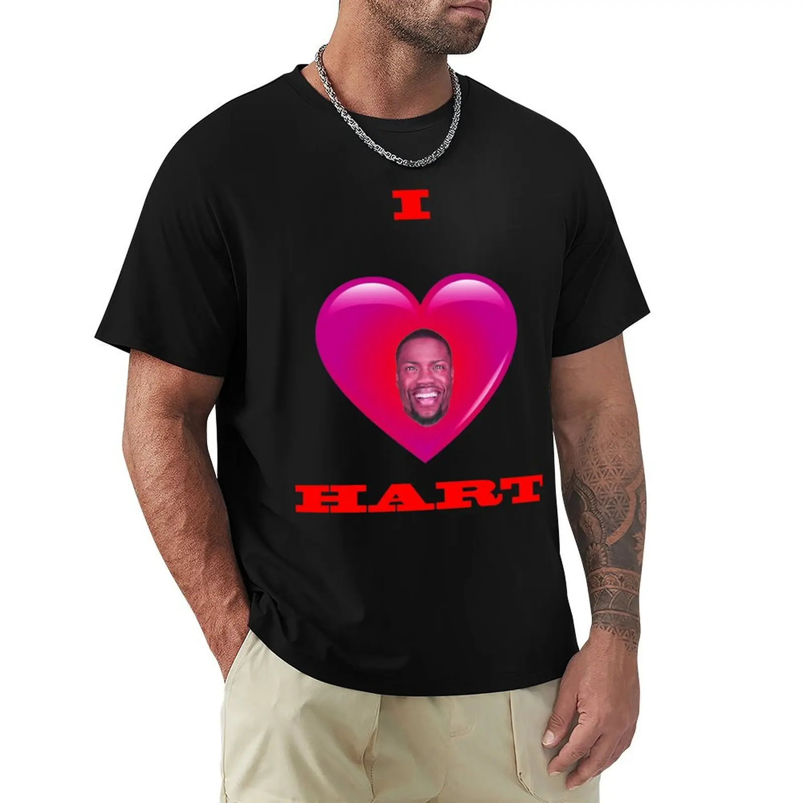 

Luv Hart T-Shirt Personalized t-shirt valentines clothes oversized graphic tee plain black t shirts men
