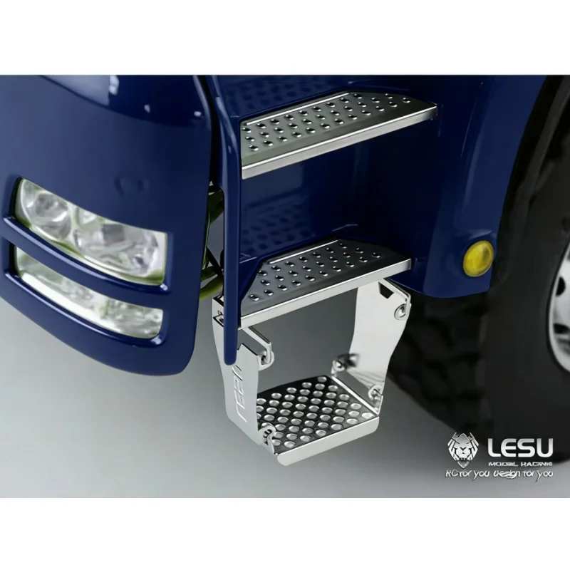 ZK-K024 LESU 1/14 Cab Metal Side Foot Pedal  For 1/14 Tamiya Model For MAN TGX Hydraulic Rc Dumper Truck Tipper RC DIY