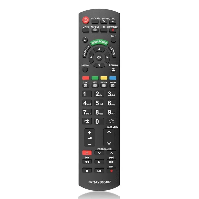 Control remoto universal AS95 para televisores Panasonic, compatible con todos los televisores Panasonic Plasma Viera HDTV 3D LED TV/DVD AV.