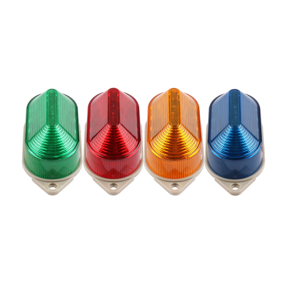 LED-3051 스트로브 신호 경고등 12V 24V 220V 표시 등 LED 램프 작은 깜박이는 빛 보안 경보