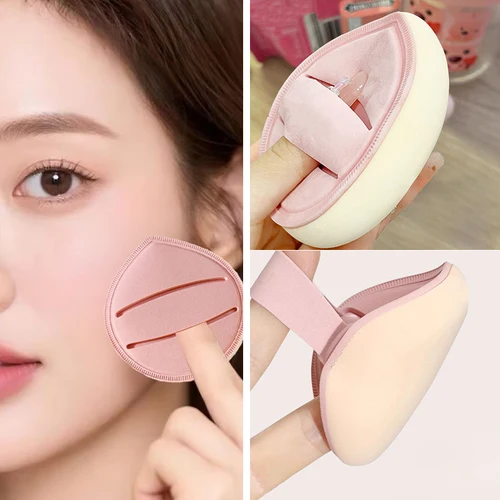 Imagen 2 del producto Esponja cosmética de gran tamaño, esponja súper suave, cojín de aire, esponjas en polvo, base correctora, herramientas de maquillaje secas y húmedas, algodón de azúcar
