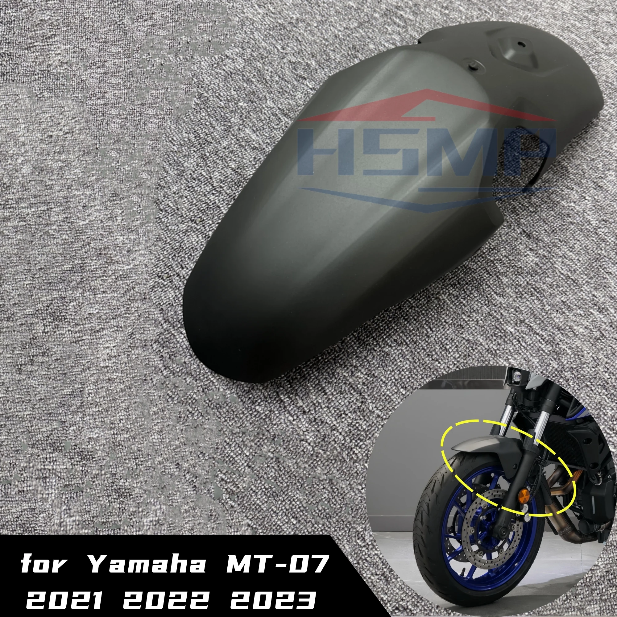 

Обтекатель переднего колеса мотоцикла для Yamaha MT-07 mt 07 2018 2019 2020 2021 2022 2023 комплект корпуса из АБС-пластика