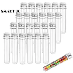 Tube à Essai Cylindrique en l'horloge de 80ml, 10 Pièces, Bouteille Luminelace, Ligne de Données, Masque, Bonbons, Caoutchouc, Herbe à Chat, Bonbons, Matériau d'Emballage en Plastique