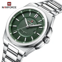 NAVIFORCE Man's Wrist Watches Classic Simple Quartz Male Clock with Calendar Window Waterproof Watch for Men Reloj Hombre NF9212