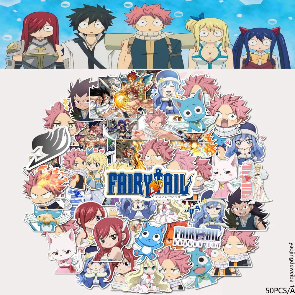 Cute Q‑Version Fantasy Adventure Anime Waterproof Stickers DIY Decals for Phone Case Laptop Water Bottle Scrapbook Journal Decor