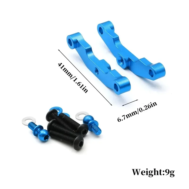For TAMIYA TT02 TYPE-S ALUMINUM UPPER ARM MOUNT BLUE#54651 image 3