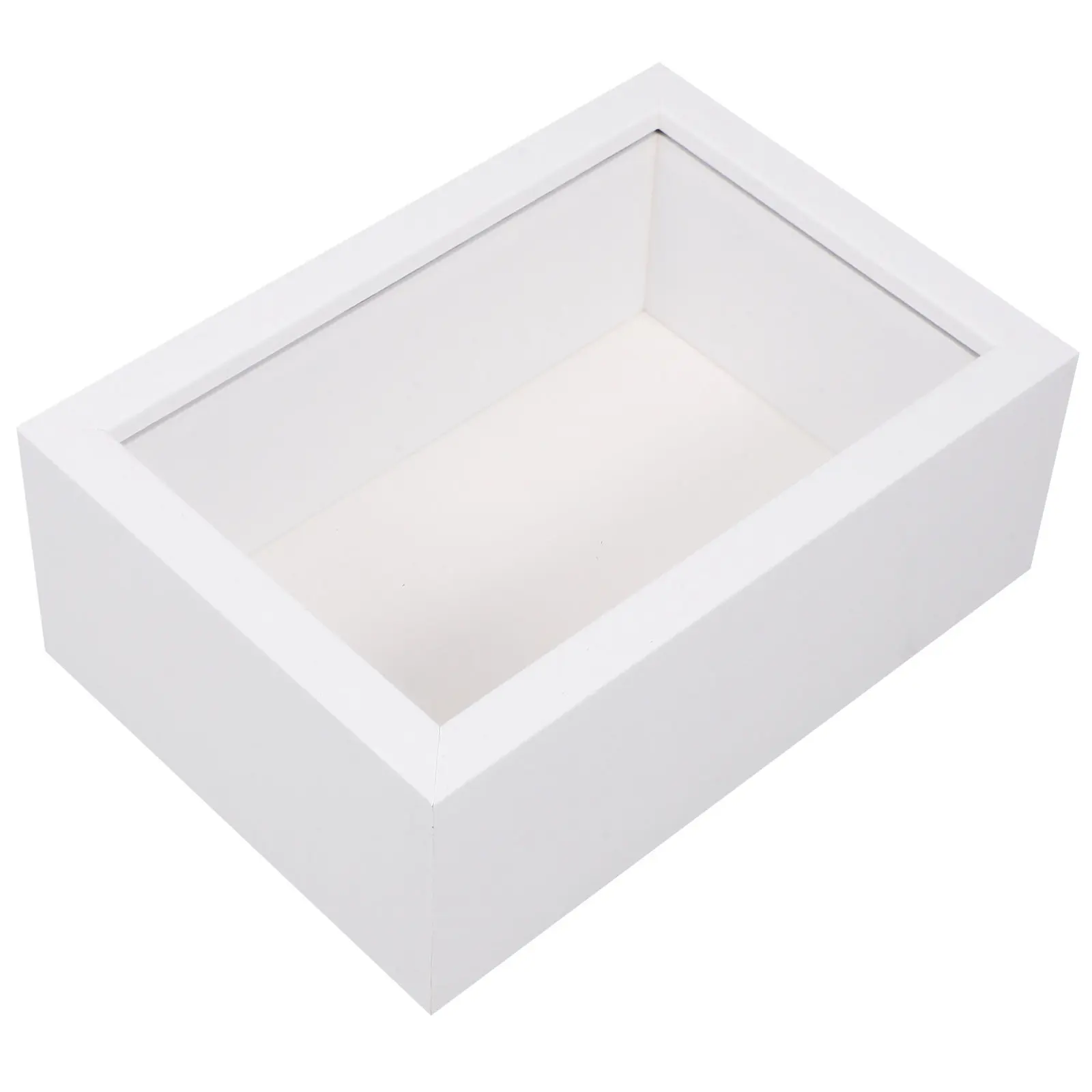 Rustic Handmade Wooden Specimen Display Frame Memory Keepsake Box Glass Window Shadow Box for Dried Flowers Photo