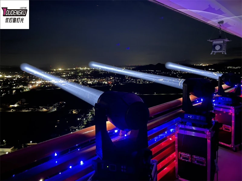 

2pcs with flightcase Super Outdoor Beam 470W waterproof IP65 dmx beam moving head light for square buildings