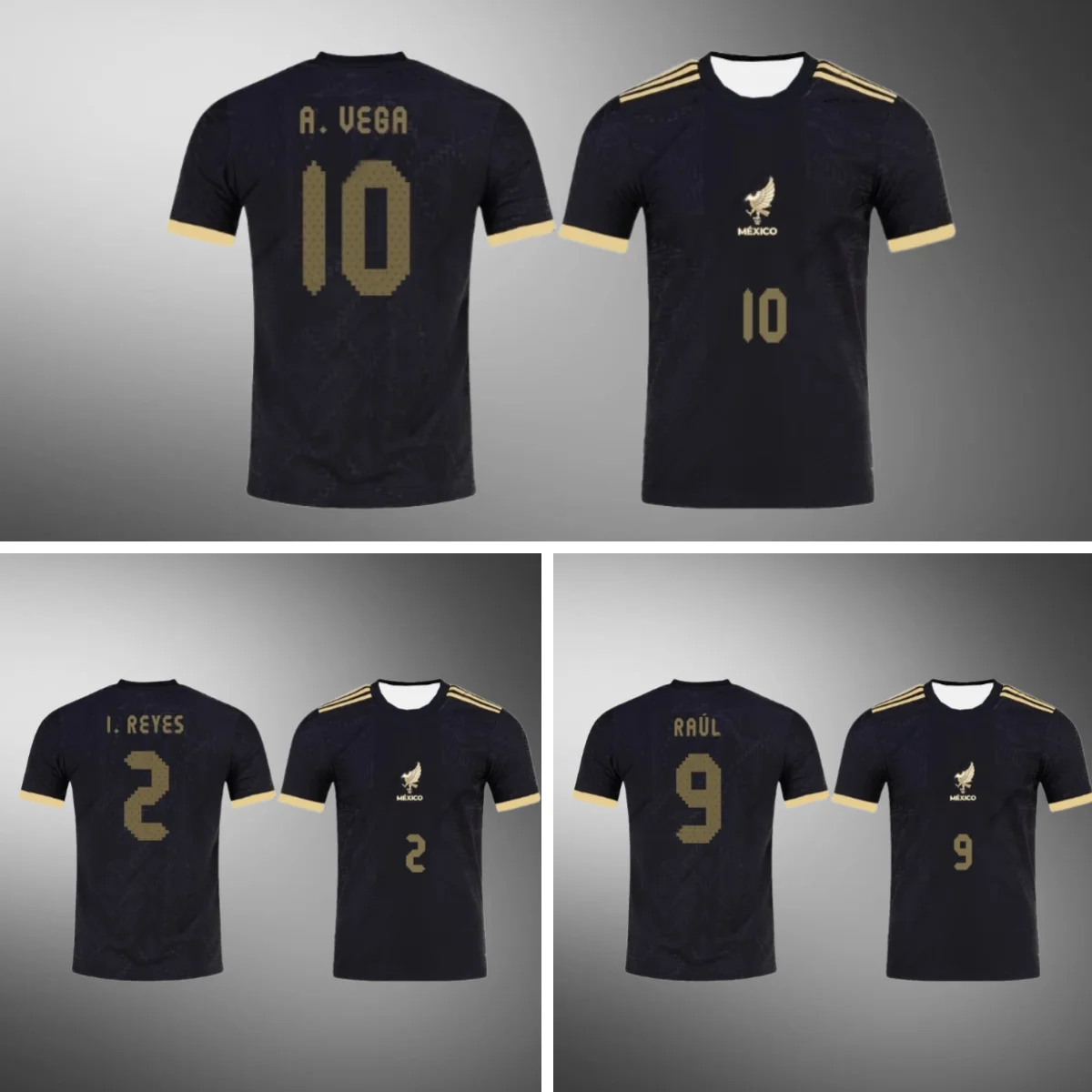 Kaus Sepak Bola Piala Emas 2025 Meksiko Pria Pakaian Olah Raga Seragam Sepak Bola Latihan Ukuran S-6XL Kaus Jersey Uniseks Sejuk Musim Panas Baru