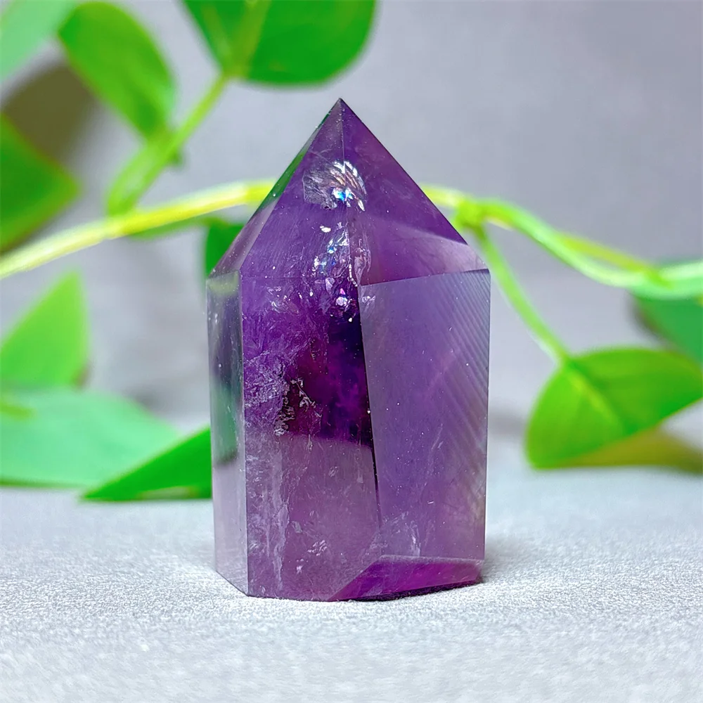 Amethyst Wand Point Crystal Natural Quartz Stone Minerals Home Decoration Reiki Craft Gifts Gemstone Energy Healing Tower Love