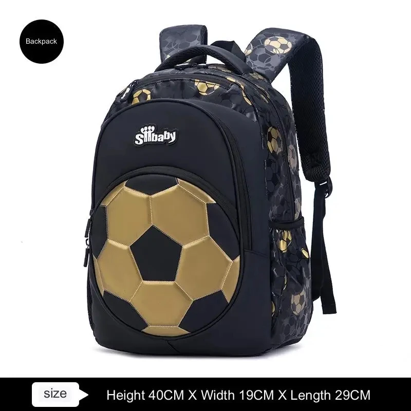 Mochila De Futebol Anime para Crianças, Sacos escolares de viagem para adolescente, Mochila para menino