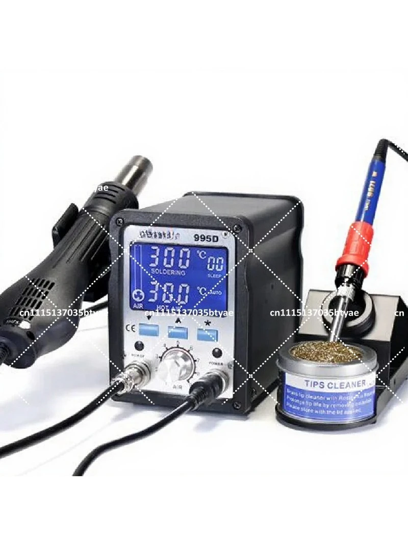 110V/220V Hot Air Soldering Station LCD Screen SMD BGA Rework Station 60W Iron Soldering 995D